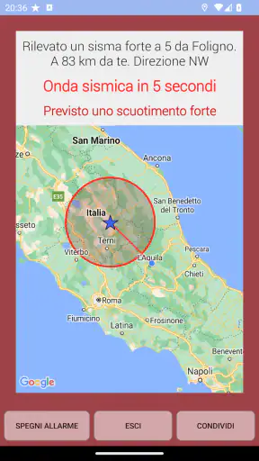 Rilevatore Terremoto screenshot