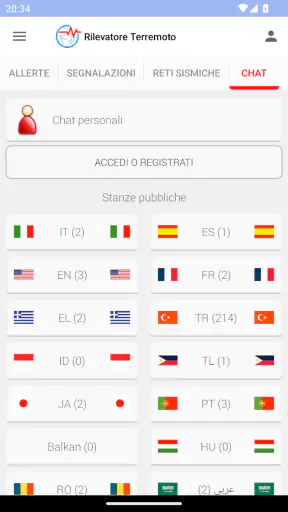 Rilevatore Terremoto screenshot