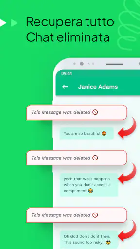 Riprendersi Eliminato Messaggi screenshot