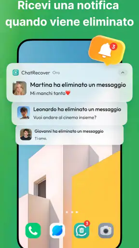 Ripristina messaggi eliminati screenshot