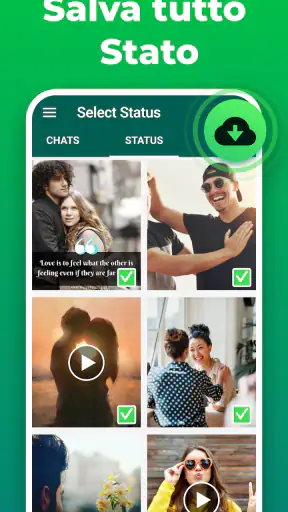Risparmio stato: Whatstatus screenshot