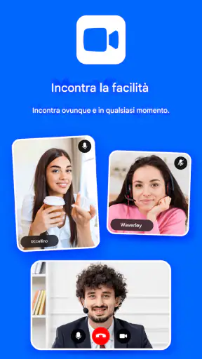 Riunione video screenshot