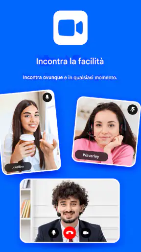 Riunione video screenshot