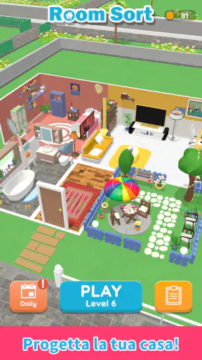 Room Sort - Floor Plan Game screenshot