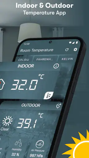Room Temperature Thermometer screenshot