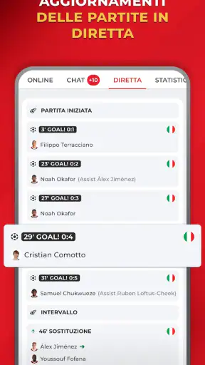 Rossoneri Live – App del Milan screenshot
