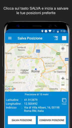 Salva Posizione GPS screenshot