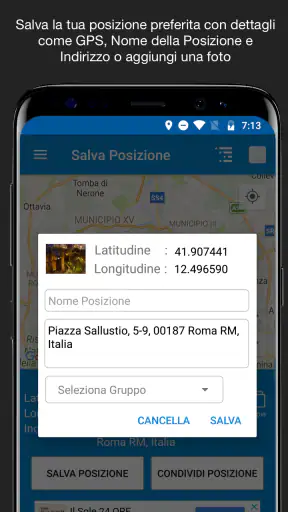 Salva Posizione GPS screenshot