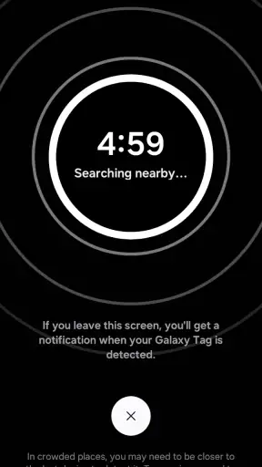 Samsung Find: Location Sharing screenshot