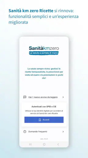 Sanità km zero Ricette screenshot