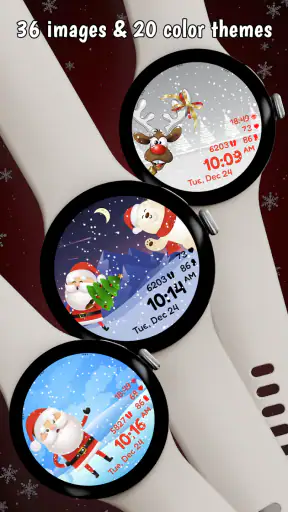 Santa Christmas Snowing screenshot