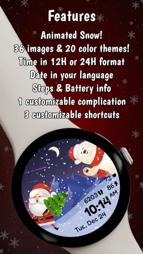 Santa Christmas Snowing screenshot