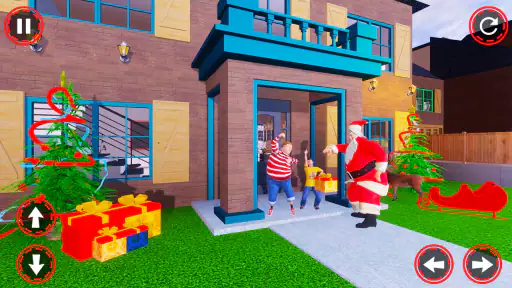 santa gift delivery christmas screenshot