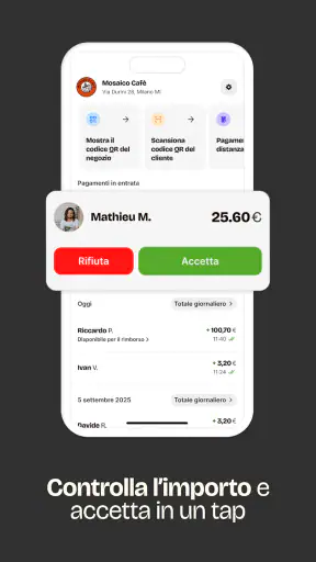 Satispay Business screenshot