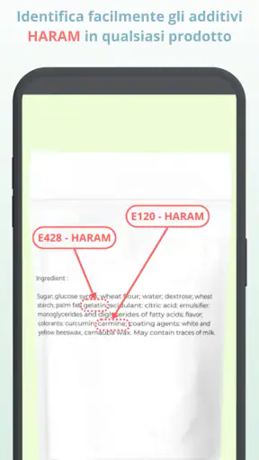 Scanner Halal e additivi haram screenshot