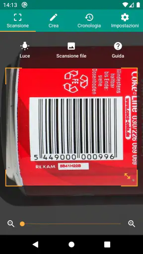 Scanner QR e codici a barre screenshot