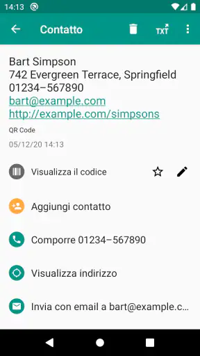 Scanner QR e codici a barre screenshot
