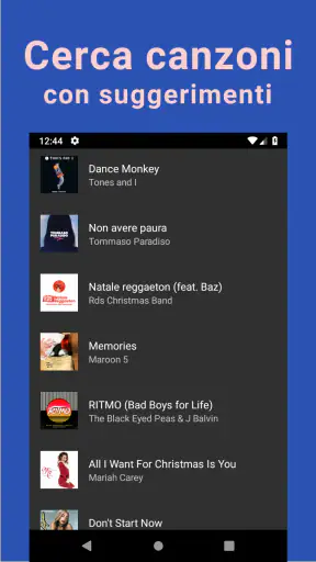 Scaricare musica illimitata screenshot