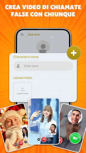 Scherzo video chiamata falsa screenshot