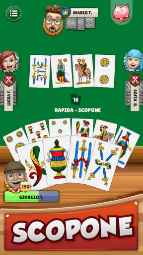 Scopa - Gioco di Carte Online screenshot
