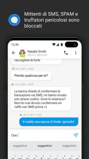 Scopri il nome del cui telefon screenshot