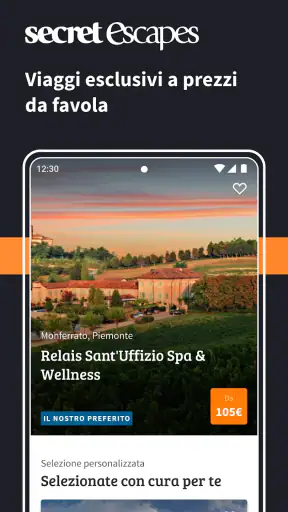 Secret Escapes: Hotel e Viaggi screenshot