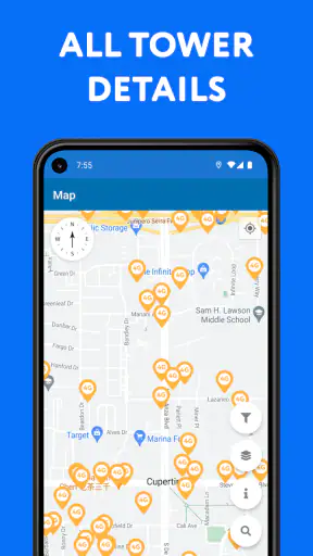 Segnale telefonico 5G, 4G, LTE screenshot
