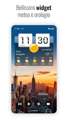 Sense Flip Clock & Weather screenshot