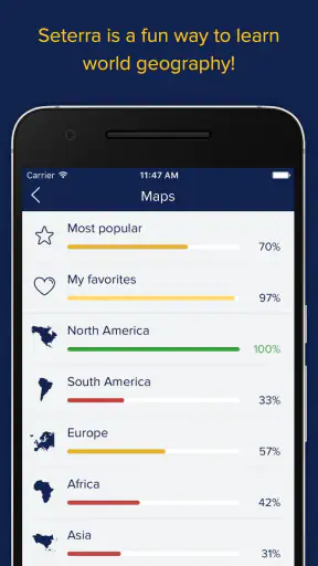 Seterra Geography screenshot
