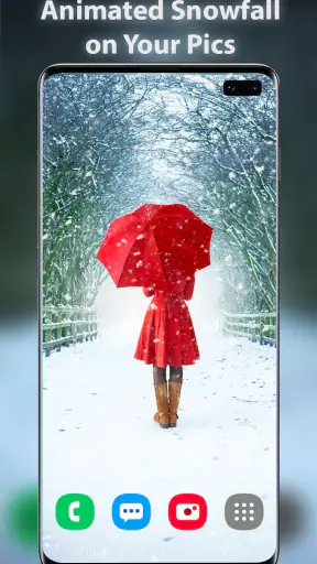 Sfondo animato di Natale screenshot