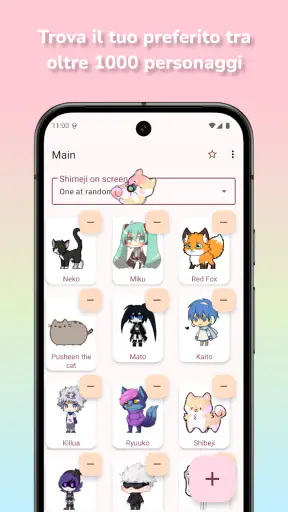 Shimeji: Amici dello schermo screenshot