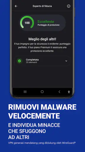 Sicurezza mobile Malwarebytes screenshot