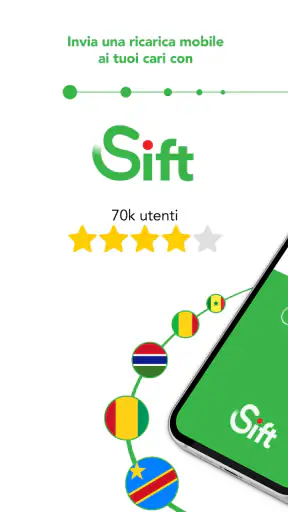 Sift Ricarica mobile & topup screenshot