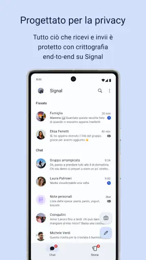 Signal - Chat private e sicure screenshot
