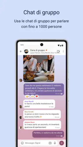 Signal - Chat private e sicure screenshot