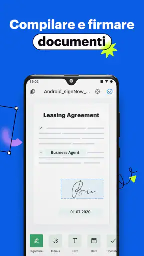 signNow: Firma documenti PDF screenshot