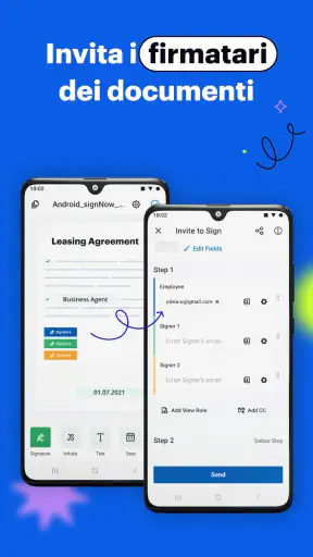signNow: Firma documenti PDF screenshot