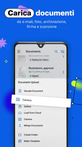 signNow: Firma documenti PDF screenshot