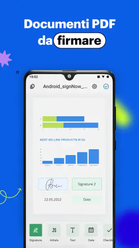 signNow: Firma documenti PDF screenshot