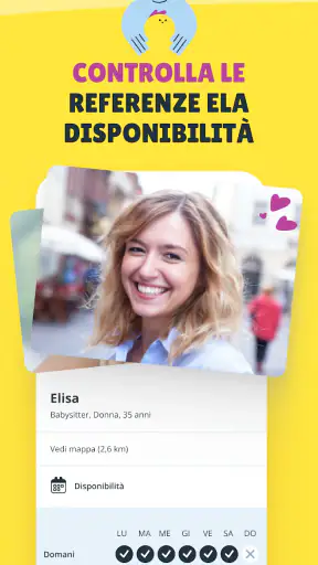 Sitly - L'app di babysitting screenshot