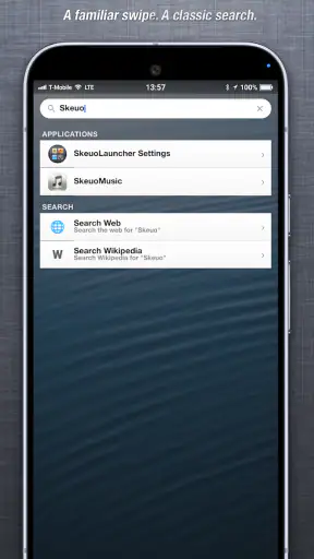 SkeuoLauncher screenshot