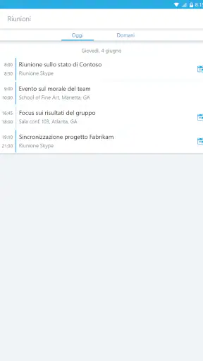 Skype for Business for Android screenshot