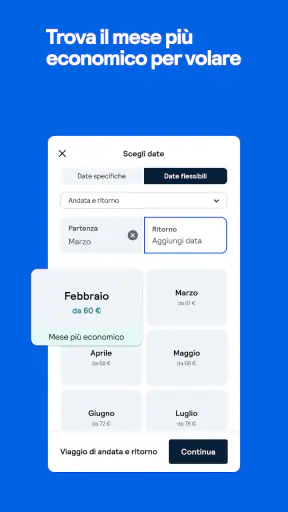 Skyscanner: voli, hotel, auto screenshot