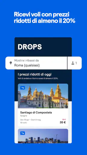 Skyscanner: voli, hotel, auto screenshot