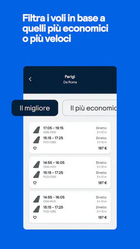 Skyscanner: voli, hotel, auto screenshot