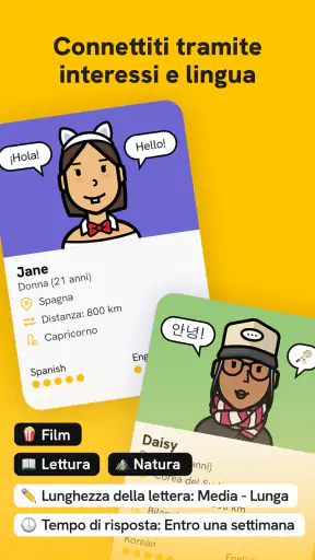 Slowly: Creare vere amicizie screenshot