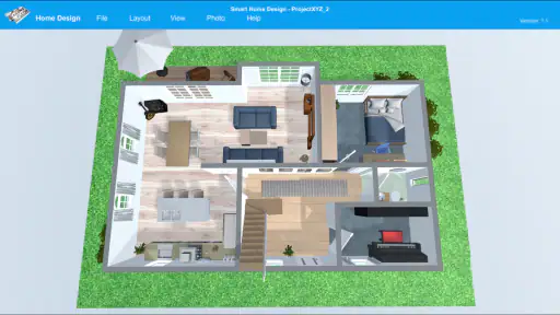 Smart Home Design Planimetria screenshot