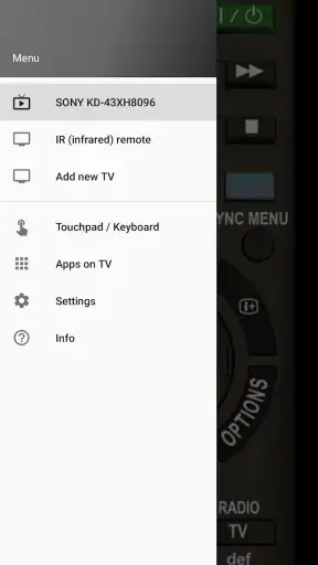 Smart TV Remote for Sony TV screenshot