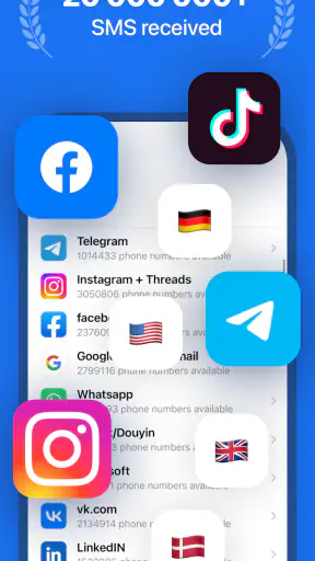 SMS Virtual - Receive SMS screenshot