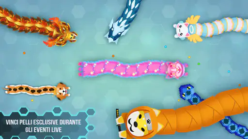 Snake.io - Bei giochi Sfide.io screenshot